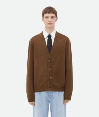 Kaschmir-Strickjacke