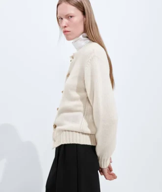 Kaschmir-Strickjacke