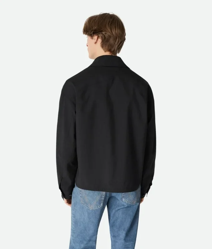 Kimono-Blouson aus feiner Wolle Kimono-Blouson aus feiner Wolle
