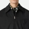 Kimono-Blouson aus feiner Wolle Kimono-Blouson aus feiner Wolle