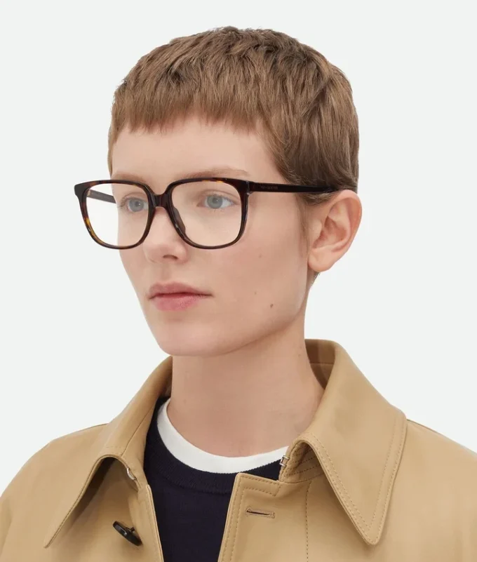 Klassische eckige Brille Klassische eckige Brille