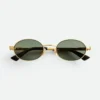 Klassische ovale Sonnenbrille Klassische ovale Sonnenbrille