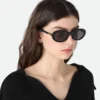 Klassische ovale Sonnenbrille Klassische ovale Sonnenbrille