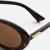Klassische ovale Sonnenbrille Klassische ovale Sonnenbrille