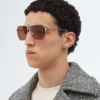 Klassische Pilotenbrille