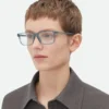 Klassische rechteckige Brille Klassische rechteckige Brille