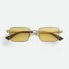 Klassische rechteckige Sonnenbrille Klassische rechteckige Sonnenbrille