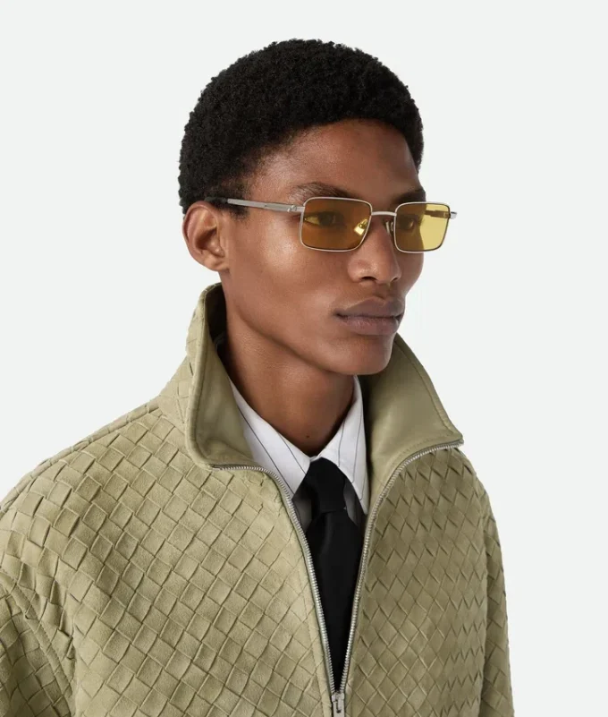 Klassische rechteckige Sonnenbrille Klassische rechteckige Sonnenbrille