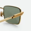 Klassische rechteckige Sonnenbrille Klassische rechteckige Sonnenbrille