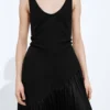 Kleid aus Stretch-Baumwolle und Seide Kleid aus Stretch-Baumwolle und Seide