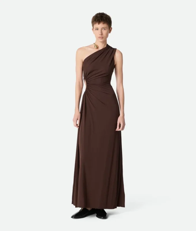Kleid aus Viskose-Jersey Kleid aus Viskose-Jersey