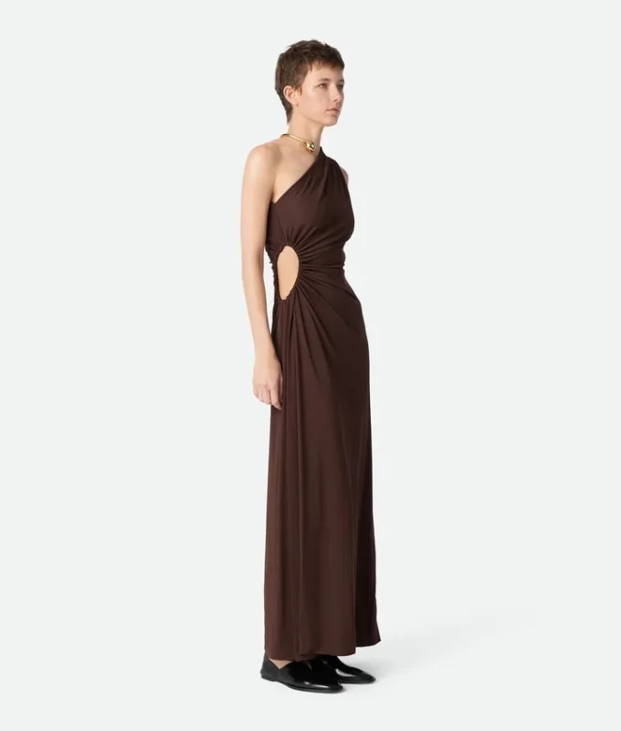 Kleid aus Viskose-Jersey Kleid aus Viskose-Jersey