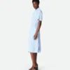 Kleid aus Viskose und Seidentwill Kleid aus Viskose und Seidentwill