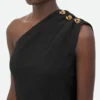 Kleid aus Woll-Viskose-Crêpe Kleid aus Woll-Viskose-Crêpe