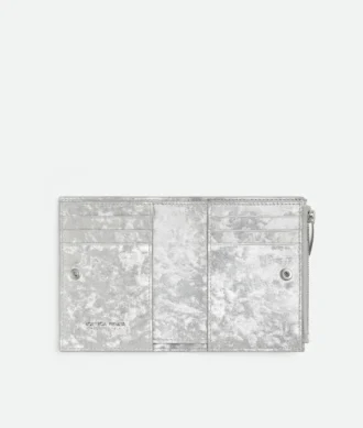Kleine Brieftasche aus Intrecciato-Leder