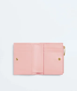 Kleine Brieftasche aus Intrecciato-Leder