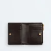 Kleine Brieftasche aus Intrecciato-Leder Kleine Brieftasche aus Intrecciato-Leder