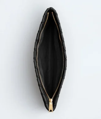 Kleine flache Tasche aus Intrecciato