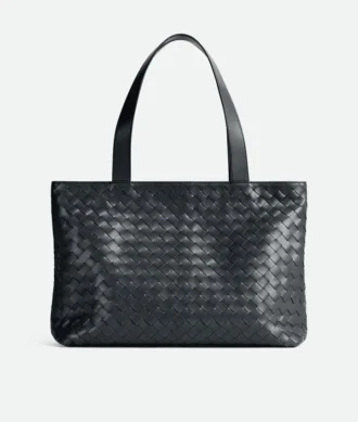 Kleine Intrecciato-Tasche mit Reißverschluss