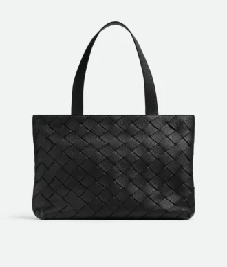 Kleine Intrecciato-Tasche mit Reißverschluss