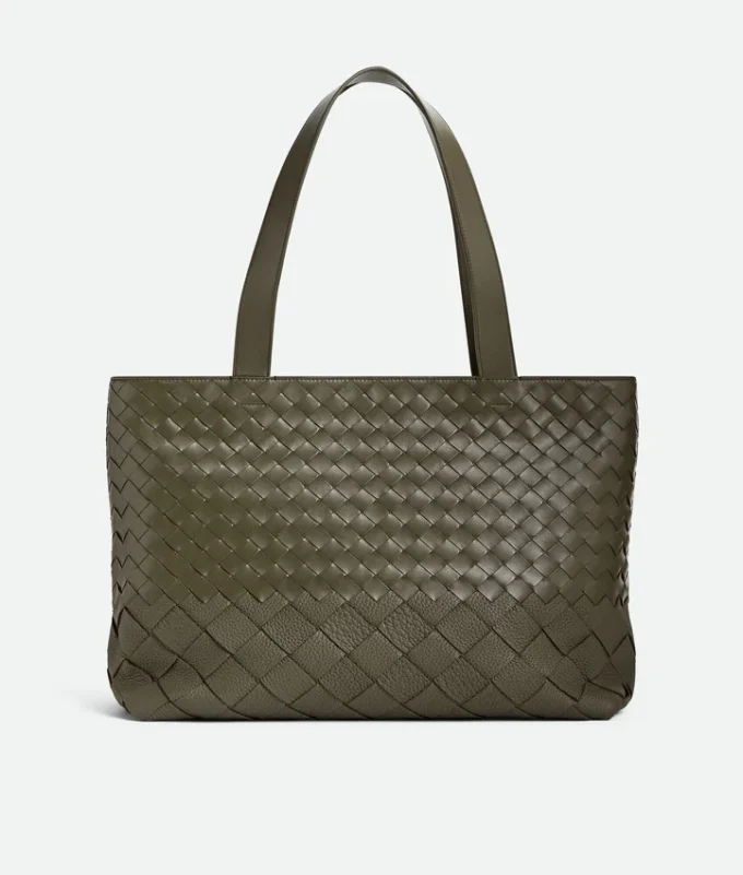 Kleine Intrecciato-Tasche mit Reißverschluss Kleine Intrecciato-Tasche mit Reißverschluss