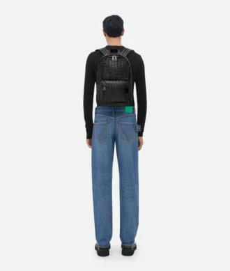 Kleiner Intrecciato-Rucksack