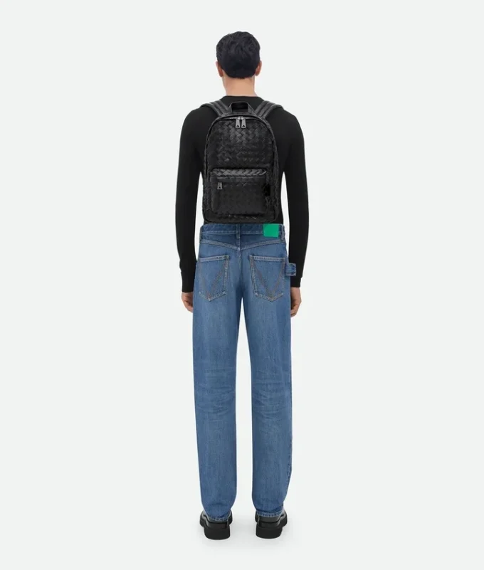 Kleiner Intrecciato-Rucksack Kleiner Intrecciato-Rucksack