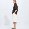 Kompakte Culotte aus Baumwoll-Toile Kompakte Culotte aus Baumwoll-Toile