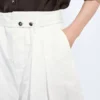 Kompakte Culotte aus Baumwoll-Toile Kompakte Culotte aus Baumwoll-Toile