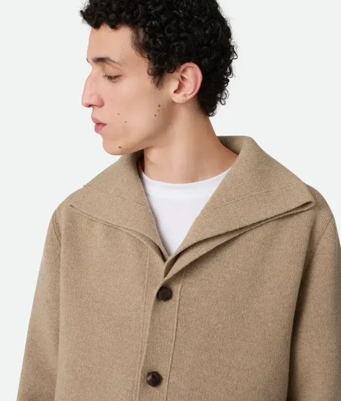 Kompakter Wollcardigan