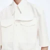 Kompaktes Baumwoll-Toile-Hemd Kompaktes Baumwoll-Toile-Hemd