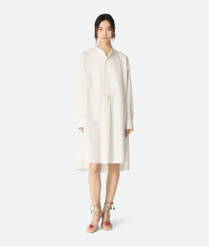 Kompaktes Baumwollkleid Kompaktes Baumwollkleid