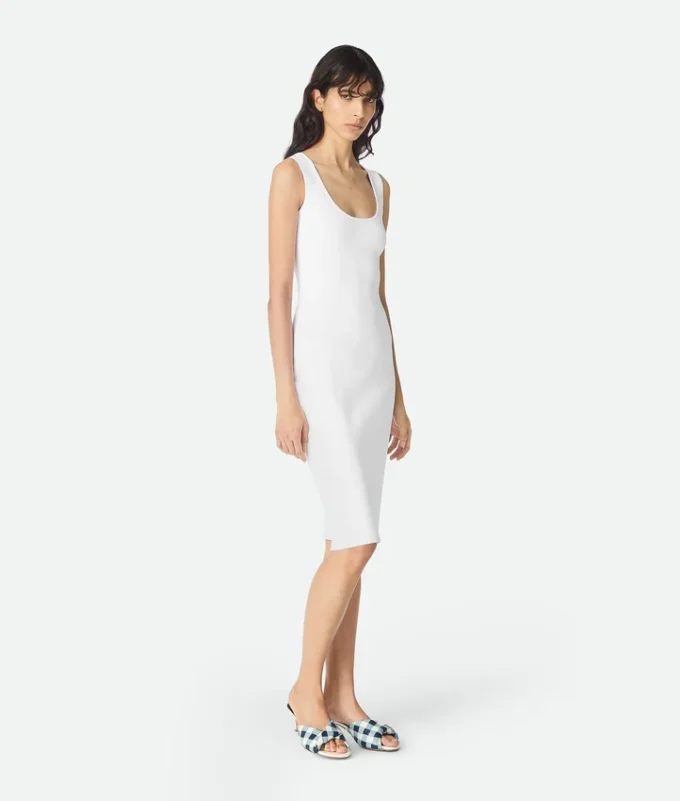Kompaktes Viskose-Kleid