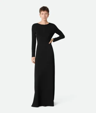 Kompaktes Viskose-Kleid