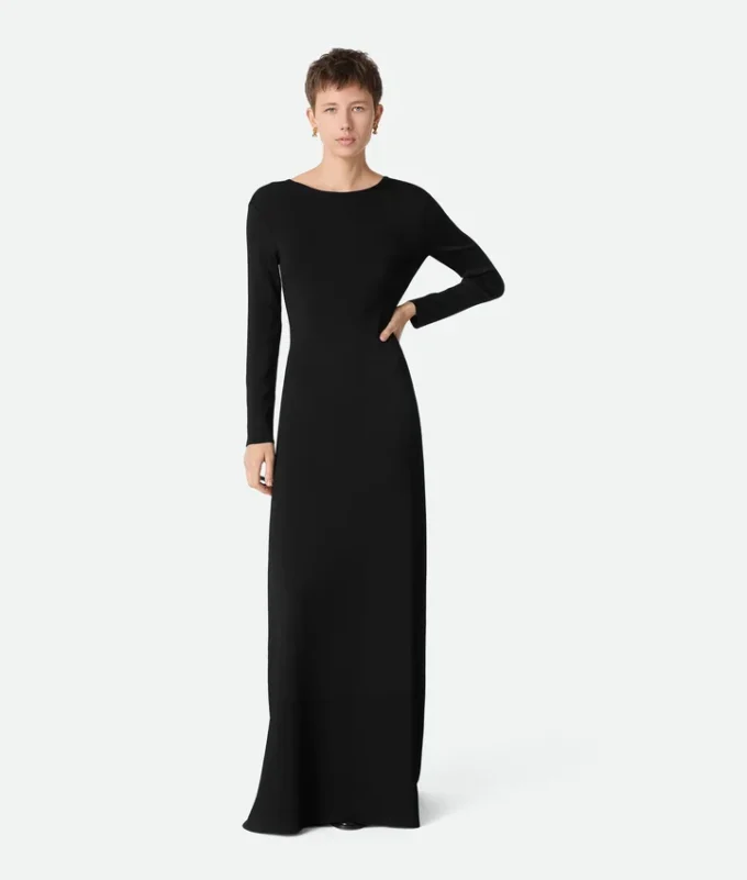 Kompaktes Viskose-Kleid Kompaktes Viskose-Kleid
