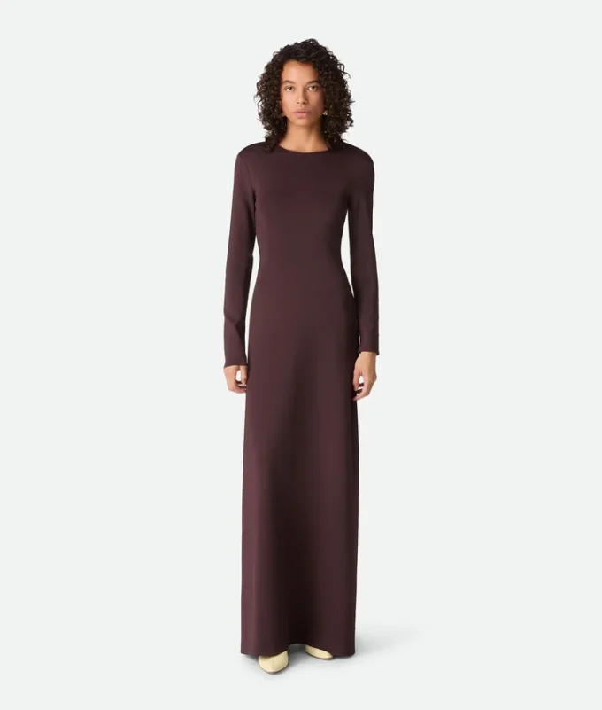 Kompaktes Viskose-Kleid Kompaktes Viskose-Kleid