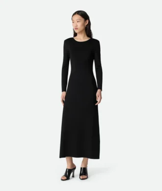 Kompaktes Viskose-Kleid