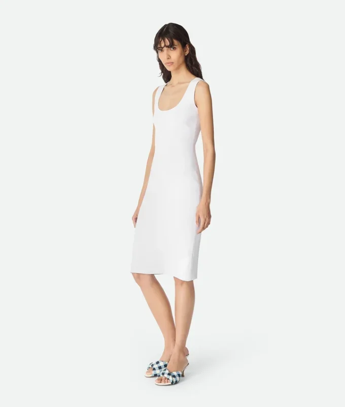 Kompaktes Viskose-Kleid
