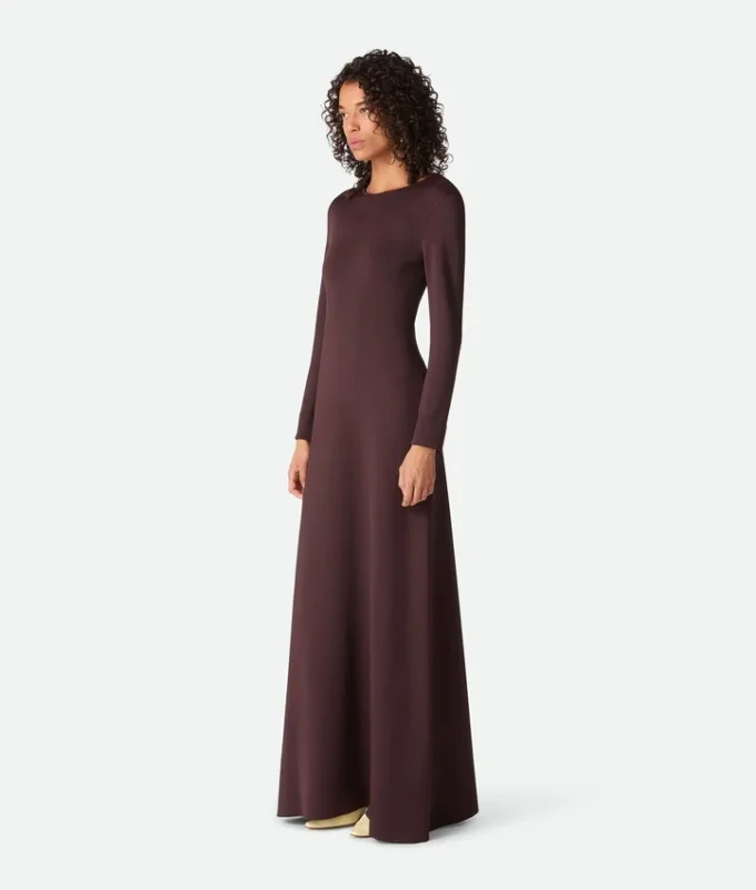Kompaktes Viskose-Kleid Kompaktes Viskose-Kleid