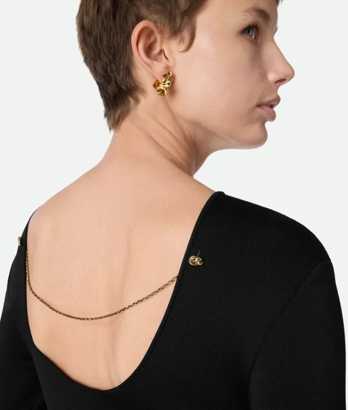 Kompaktes Viskose-Kleid Kompaktes Viskose-Kleid