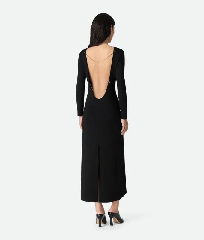 Kompaktes Viskose-Kleid Kompaktes Viskose-Kleid
