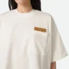 Kropptes T-Shirt aus Baumwolljersey Kropptes T-Shirt aus Baumwolljersey