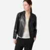 Leder-Kimono-Blouson Leder-Kimono-Blouson