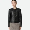 Lederblouson