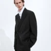 Leichte Jacke aus Wolltwill Leichte Jacke aus Wolltwill