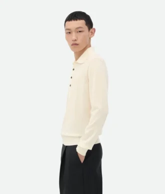 Leichter Polo-Pullover aus feinem Kaschmir Leichter Polo-Pullover aus feinem Kaschmir
