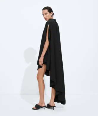 Leichtes Kaftan-Kleid aus Wolle