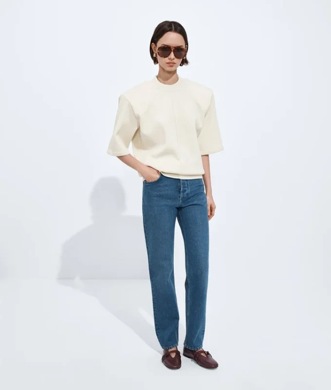 Medium Indigo Straight Jeans Medium Indigo Straight Jeans