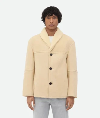 Merino-Lammfell-Blouson
