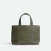Mini Intrecciato Tote mit Reißverschluss Mini Intrecciato Tote mit Reißverschluss